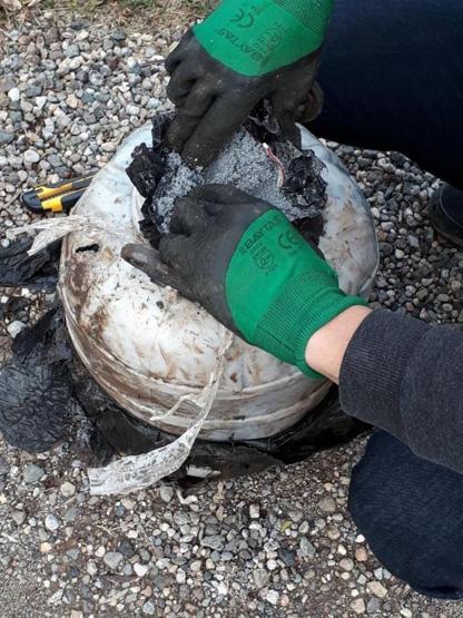 Jandarmanın dikkati faciayı engelledi