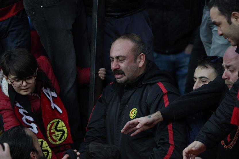 Bu gözyaşları Eskişehirspor için