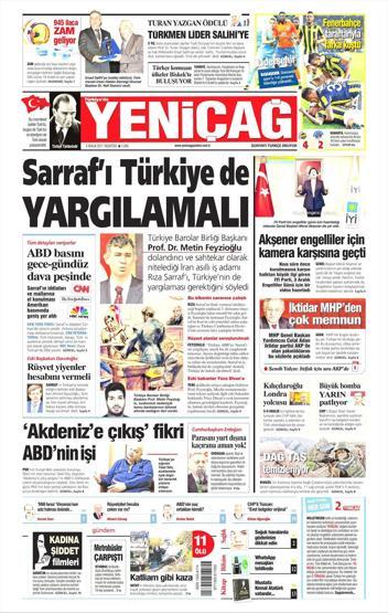 4 Aralık 2017 - Gazetelerin birinci sayfaları