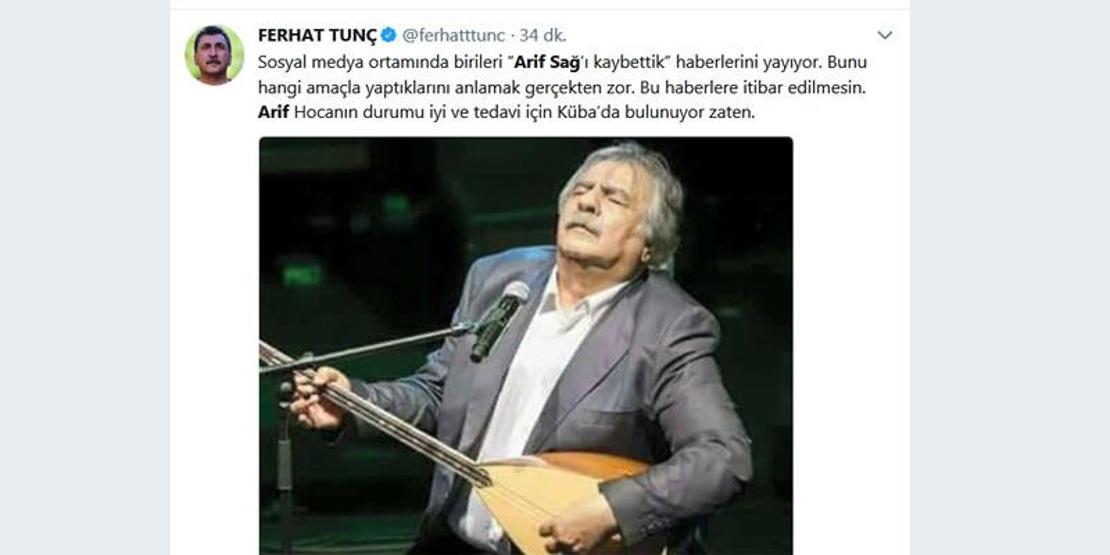 Son dakika... Arif Sağ öldü haberlerine açıklama geldi