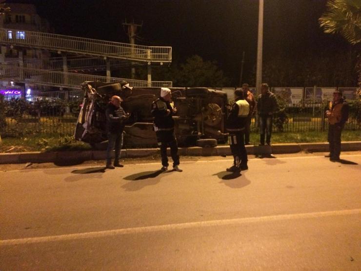 Otomobili bu halde bırakıp gitti