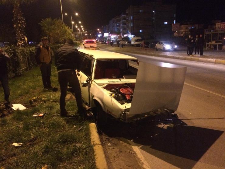 Otomobili bu halde bırakıp gitti