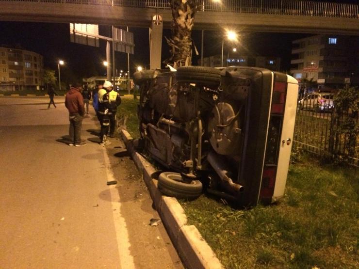 Otomobili bu halde bırakıp gitti