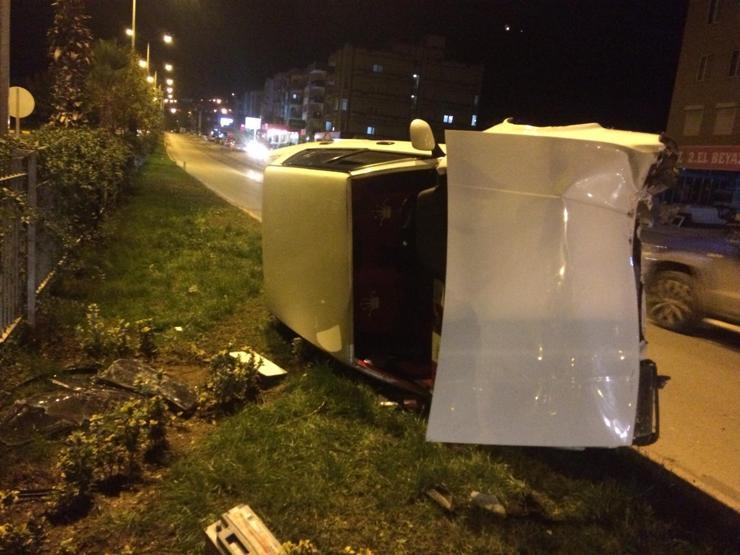 Otomobili bu halde bırakıp gitti