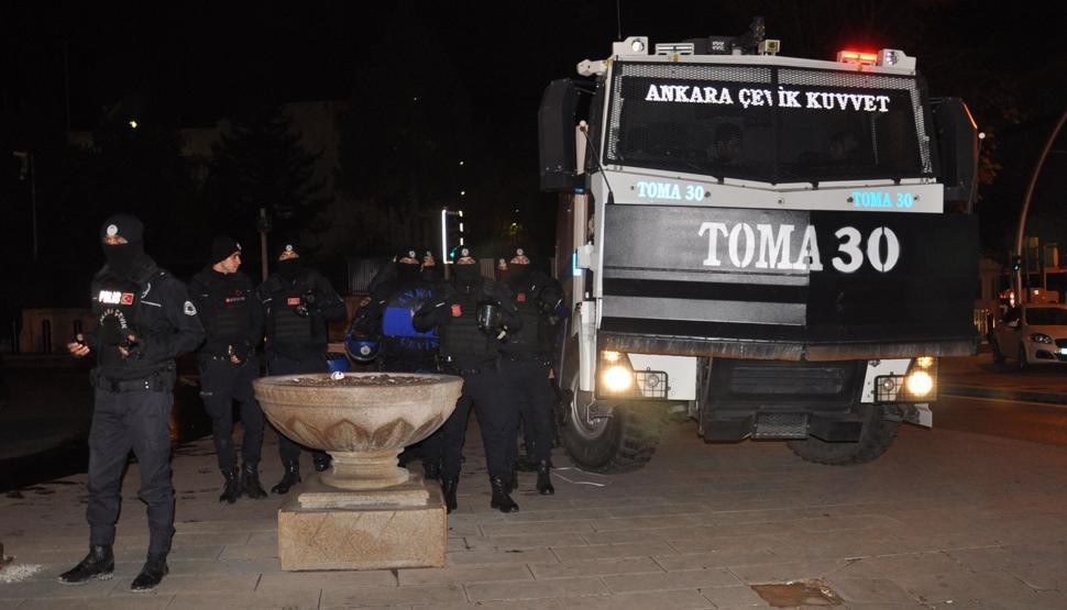 Son Dakika... Ankaradaki ABD Büyükelçiliği önünde Kudüs eylemi