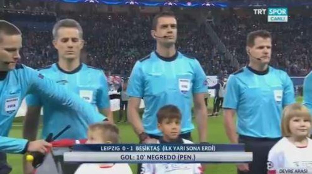 UEFA Tolga Zengine kalp gönderdi... Leipzig-Beşiktaş maçında gözden kaçan detay...