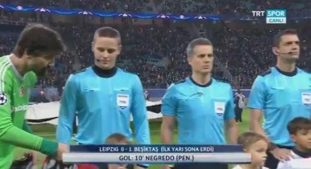 UEFA Tolga Zengine kalp gönderdi... Leipzig-Beşiktaş maçında gözden kaçan detay...