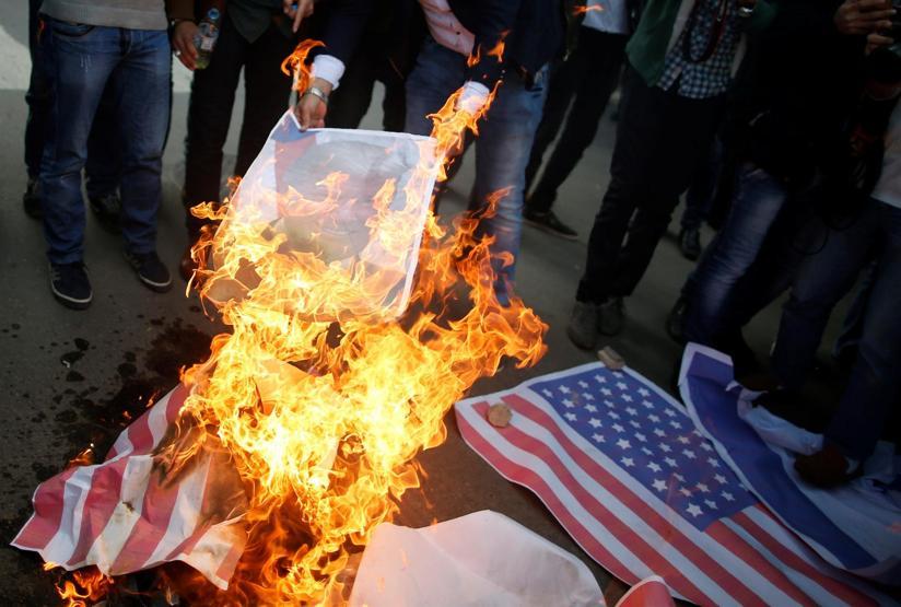 Bayraklar yakıldı, intikam yemini edildi: Filistin’den protesto manzaraları