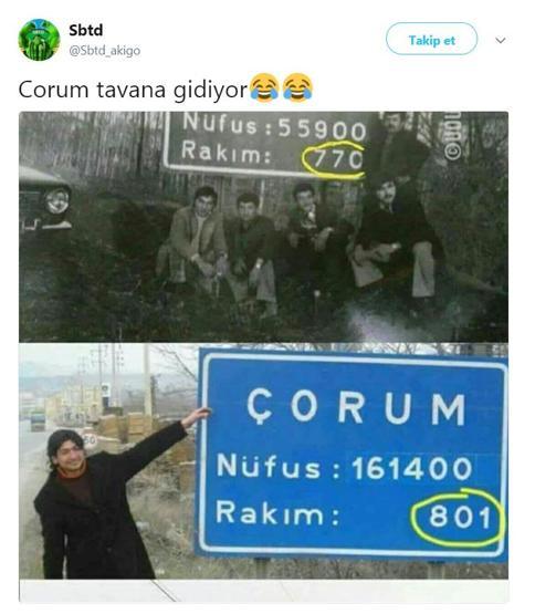 Çorumun önlenemeyen yükselişi