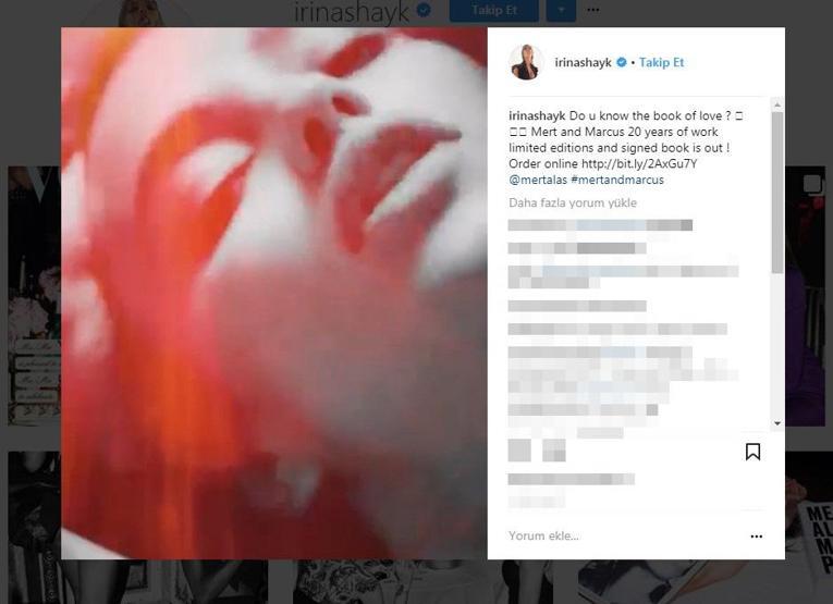 Irina Shayk, Mert Alaşın kitabı için soyundu