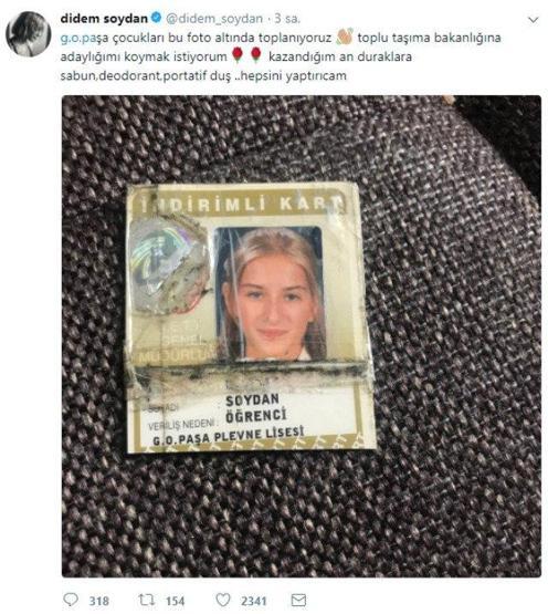 Didem Soydan: Ben de G.O.P. çocuğuydum