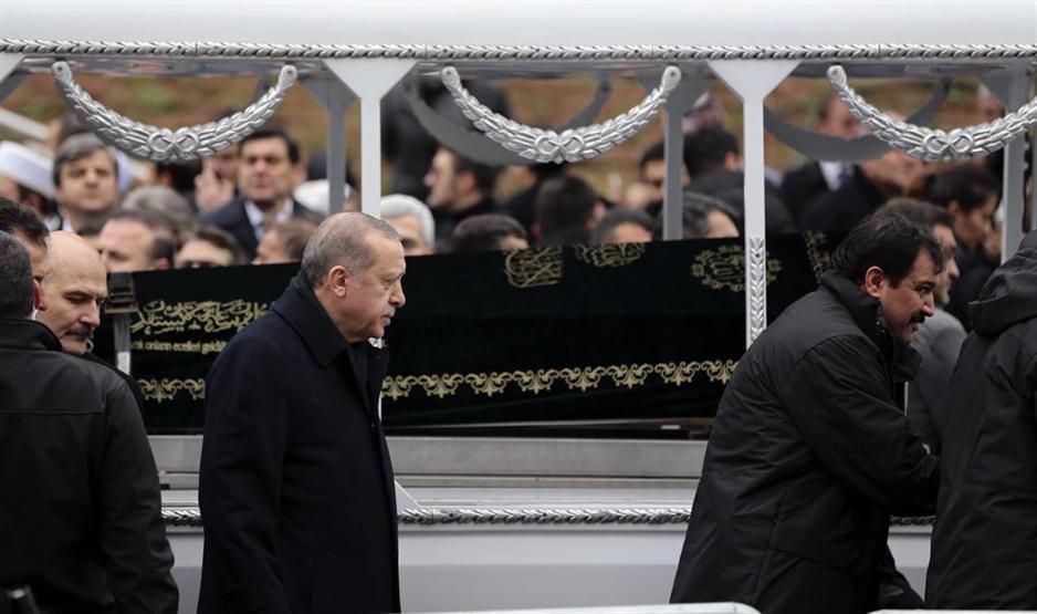 Mesut Yılmazın oğlu Yavuz Yılmaz son yolculuğuna uğurlandı