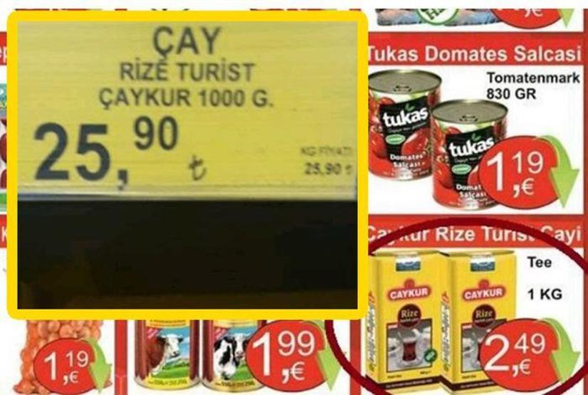 Çay-Kur’un Almanya fiyatı sosyal medyayı salladı