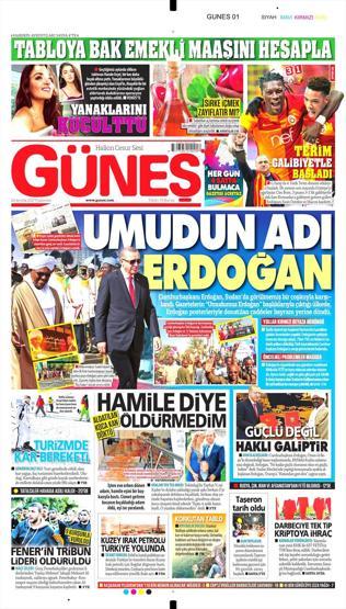 25 Aralık 2017 - Gazetelerin birinci sayfaları