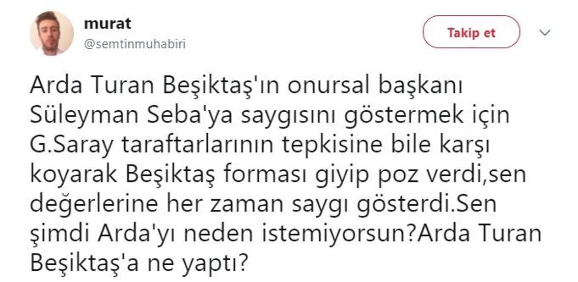 Arda Turan Twitterı karıştırdı