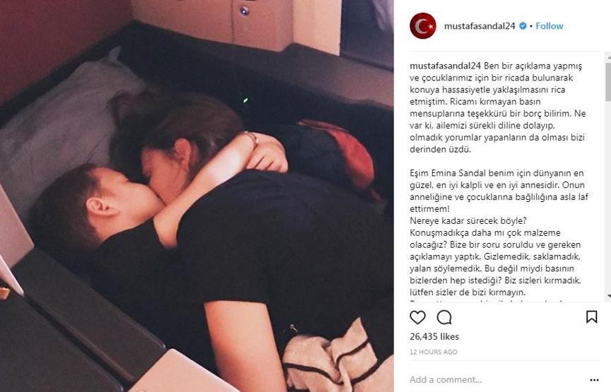 Mustafa Sandaldan Emina Sandal açıklaması: Ona asla laf ettirmem