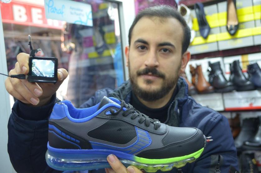Asker ve polise elektroşoklu ayakkabı tasarladı