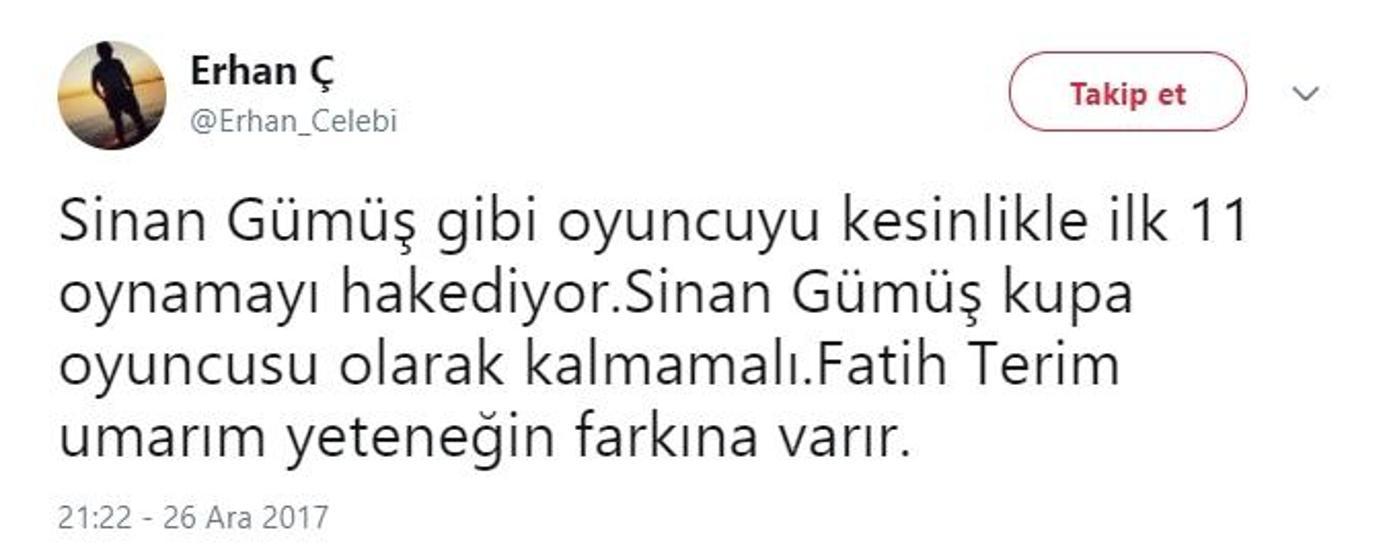 Taraftar istemiyor: Derhal gönderilmeli