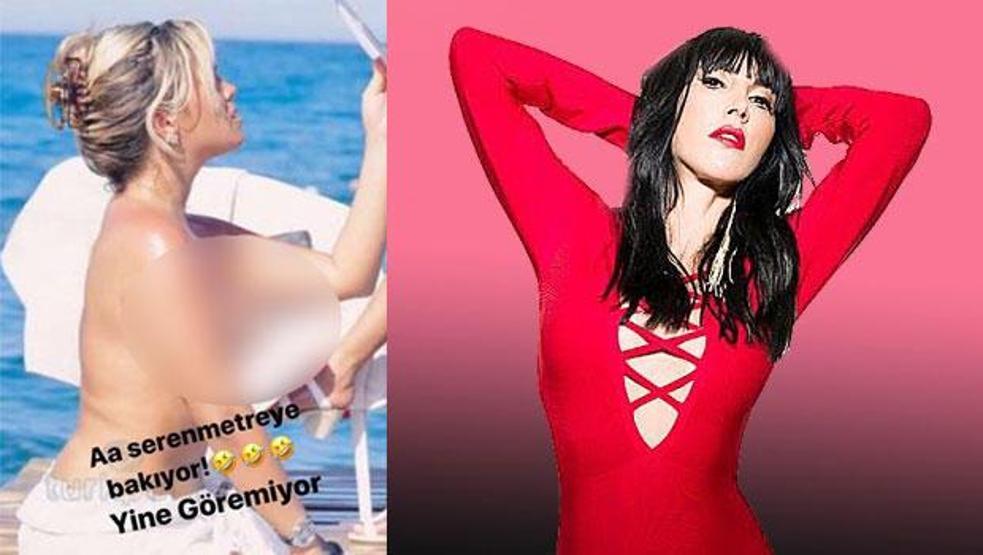 Hande Yener ve Seren Serengil üstsüz fotoğraf tartışması gündem oldu