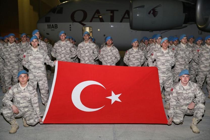 TSKdan Katardaki birliğe takviye kuvvet