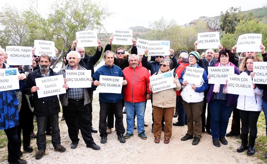 Bodrumda meralar halka kalsın eylemi