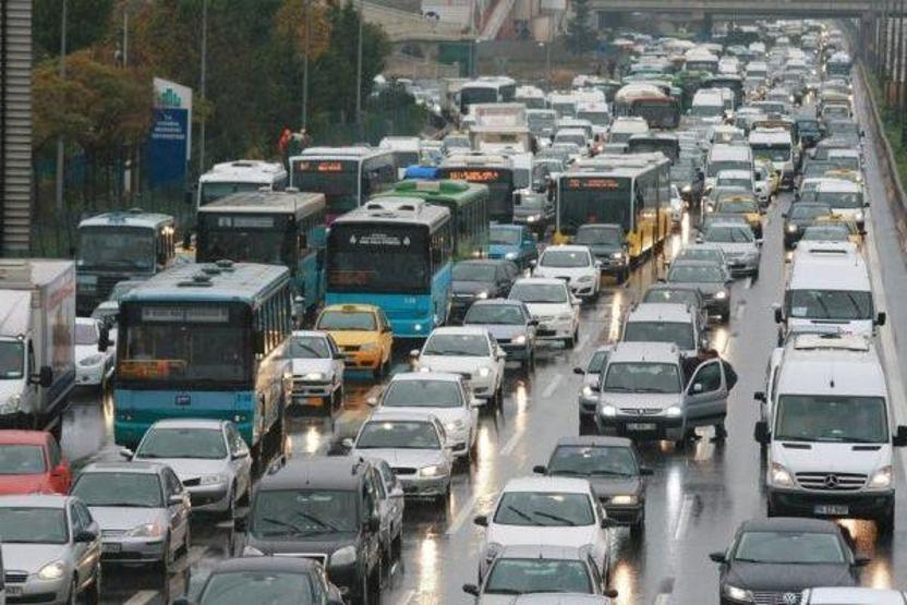 Yılın son gününde İstanbulda trafik durumu