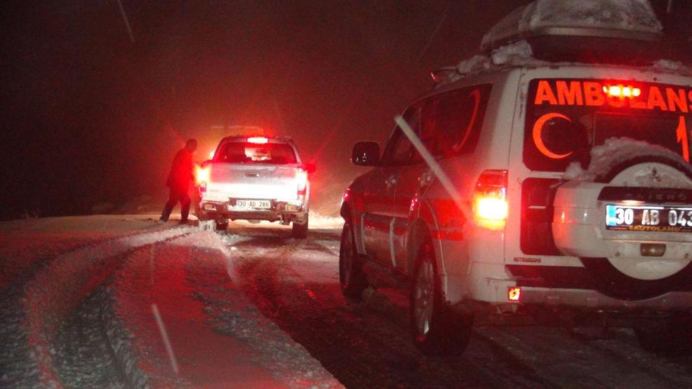 Hasta kadına ulaşmak için zamanla yarıştılar