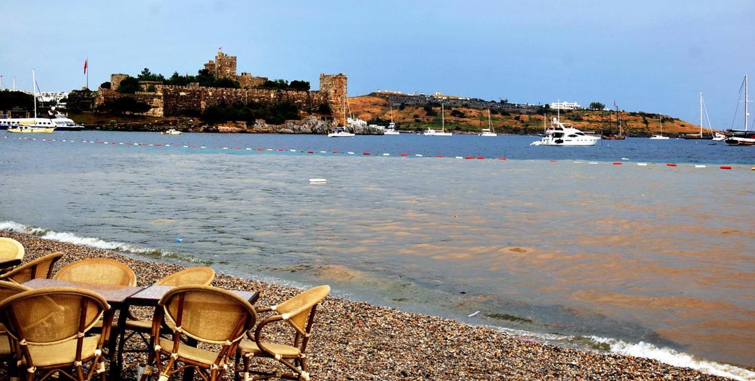 Gözde tatil beldesinde denizin rengi değişti