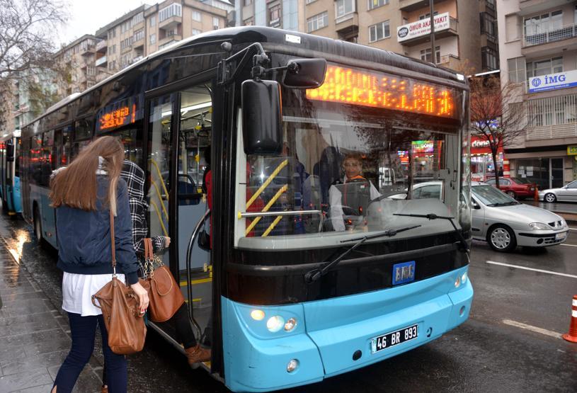 Kahramanmaraşta kadınlara özel otobüs
