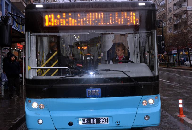 Kahramanmaraşta kadınlara özel otobüs