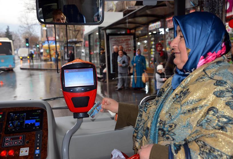 Kahramanmaraşta kadınlara özel otobüs