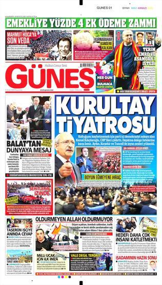 8 Ocak 2018 - Gazetelerin birinci sayfaları
