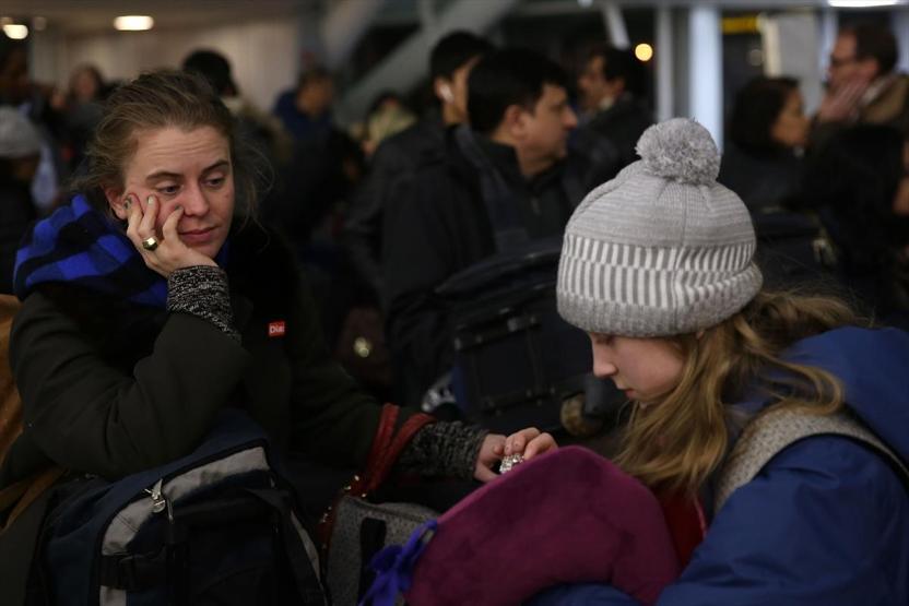 New Yorktaki JFK Havalimanını su bastı