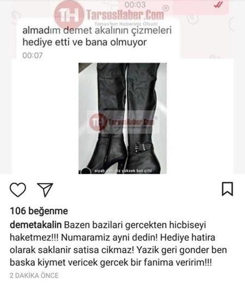 Demet Akalın hayranına ateş püskürdü Verdiği hediyeyi geri istedi