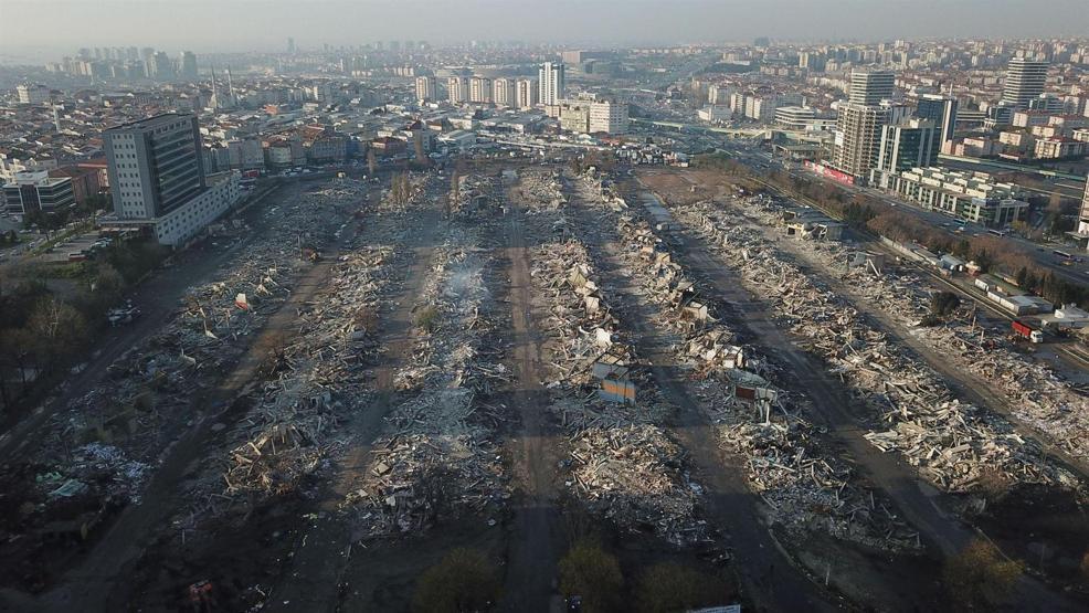 Zeytinburnundaki Nakliyeciler Sitesinin yıkımı tamamlandı