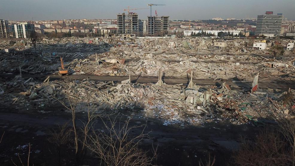 Zeytinburnundaki Nakliyeciler Sitesinin yıkımı tamamlandı