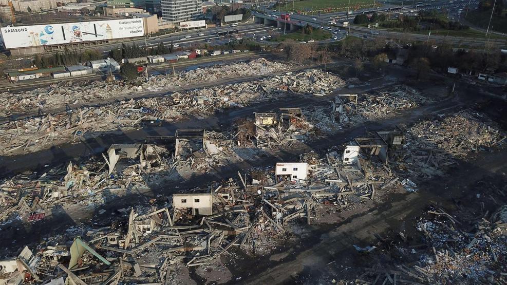 Zeytinburnundaki Nakliyeciler Sitesinin yıkımı tamamlandı