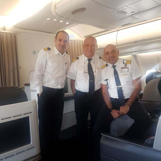 THY pilotu böyle veda etti