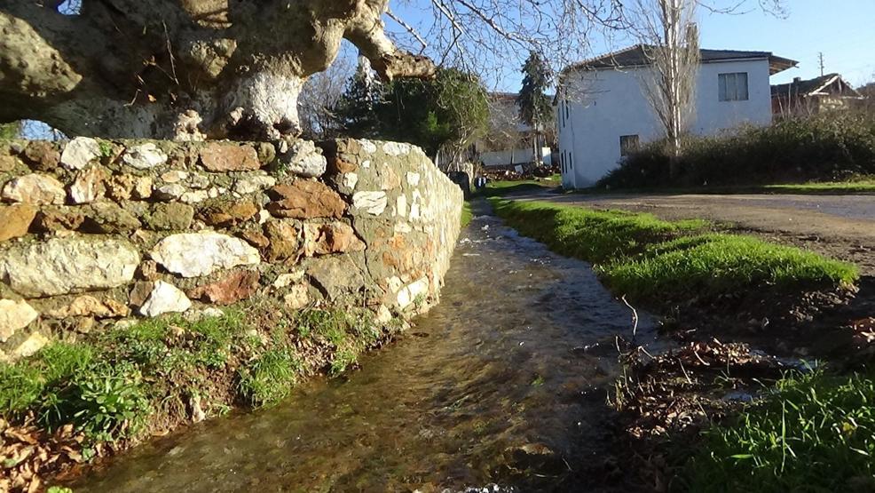 Bu köyün her tarafından yeraltı suyu çıkıyor