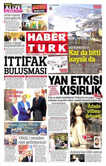10 Ocak 2018 - Gazete manşetleri