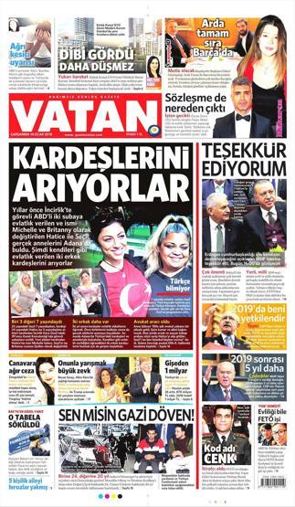 10 Ocak 2018 - Gazete manşetleri