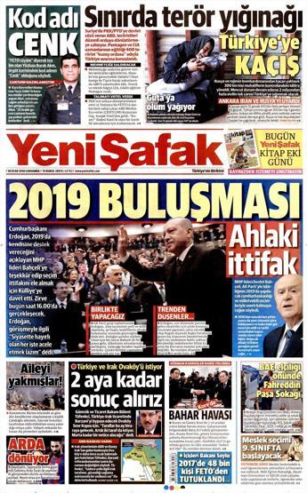 10 Ocak 2018 - Gazete manşetleri