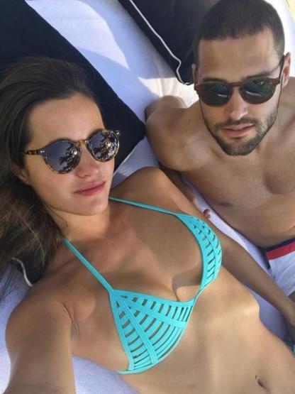 Mario Suarez ve eşi olay yarattı