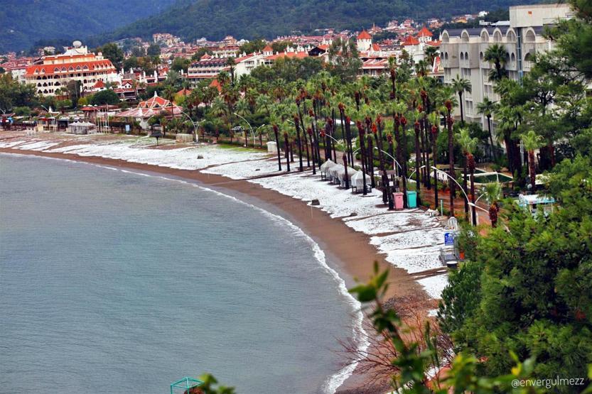 Tatil cennetinde Uludağ manzarası