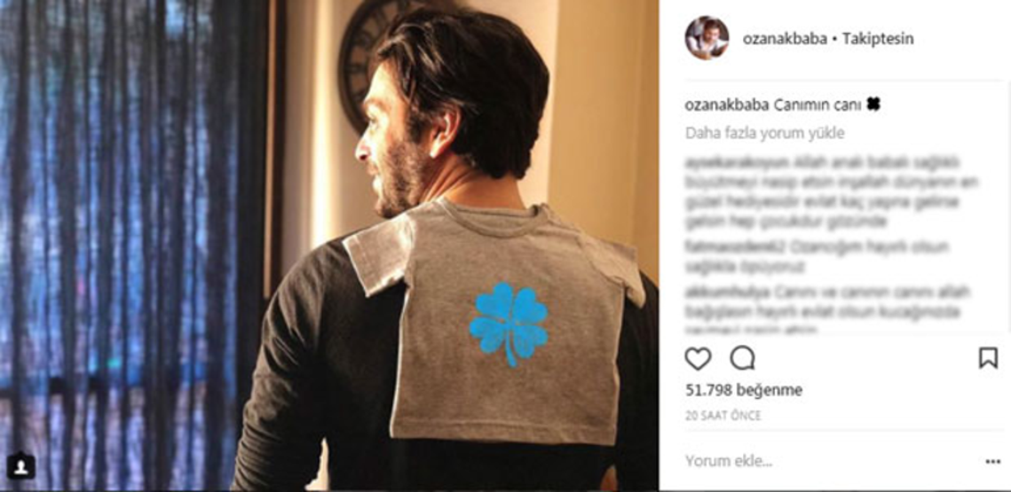 Ünlü oyuncu Ozan Akbaba baba oluyor