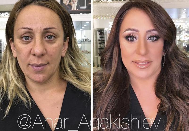 80 yaşındaki kadının makyajla değişimi şaşırtıyor