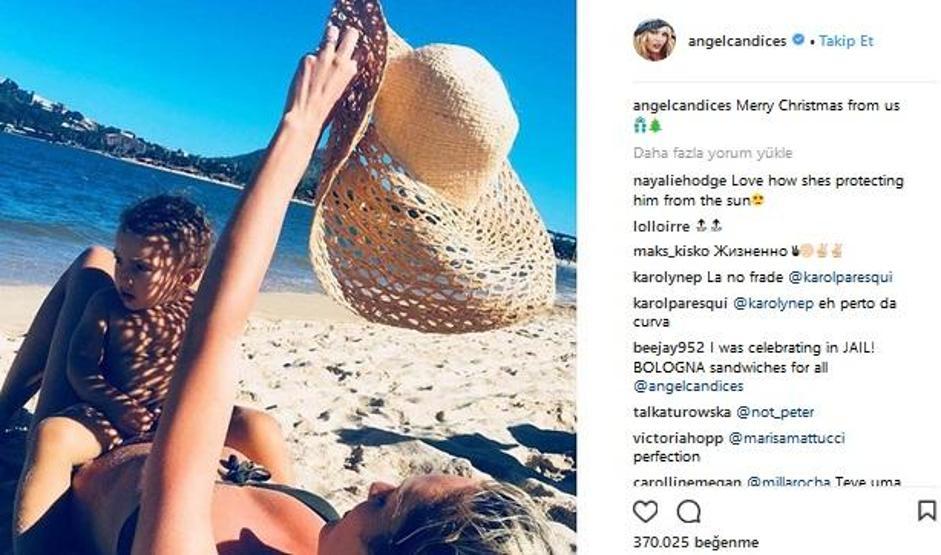 Candice Swanepoeldan servet değerinde paylaşım