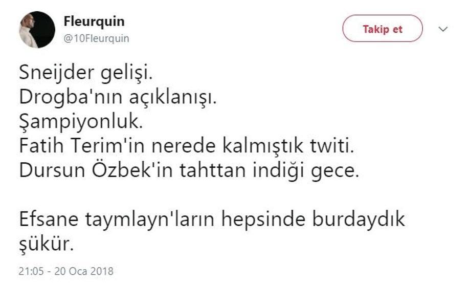 Dursun Özbek gitti Twitter yıkıldı