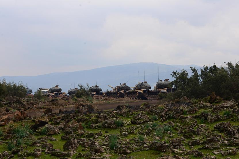Afrine Zeytin Dalı Harekatı sürüyor, tanklar Suriyeye girdi