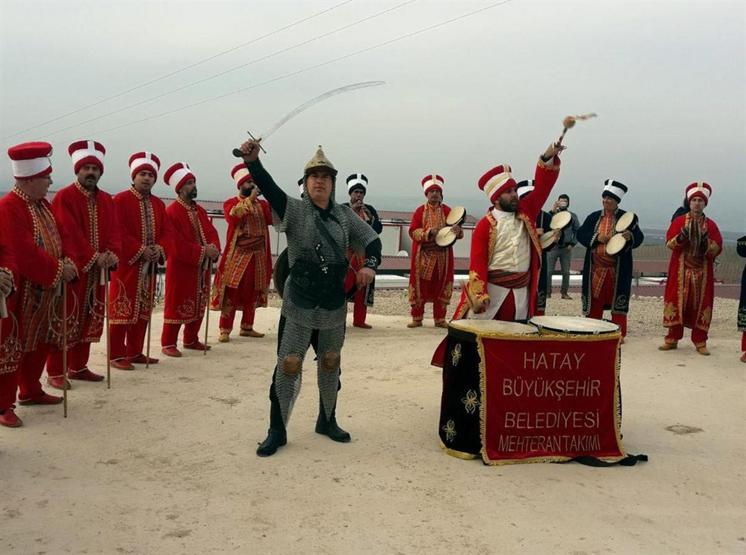 Mehter takımından askerlere moral konseri